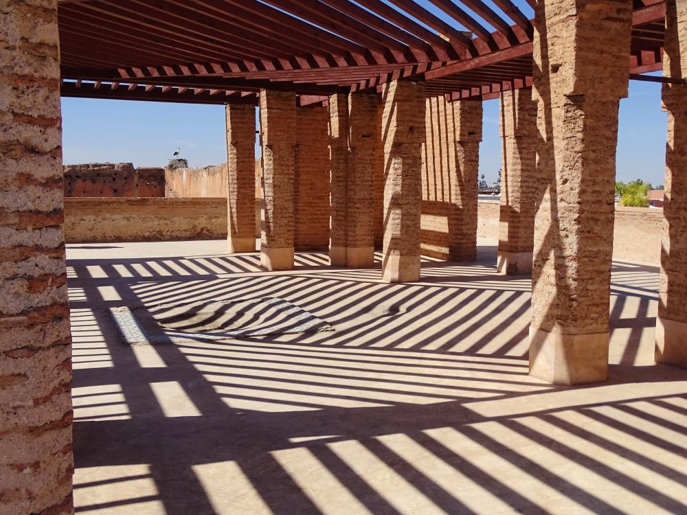 Shadows at the Palais El Badi, Marrakech
